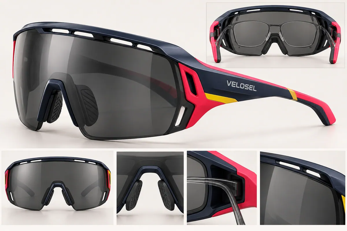 Velosel Orbit A UV400 OTG 騎行眼鏡商品概念圖